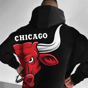 CHICAGO HOODIE - BLACK