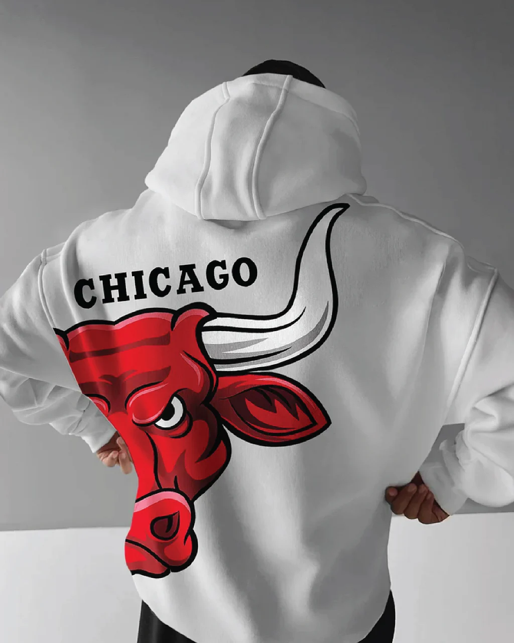 CHICAGO HOODIE - WHITE
