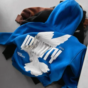 Oversize Identity Hoodie - Blue