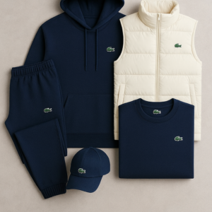 Ensemble Lc Premium – Hoodie, Pantalon, T-shirt, Gilet & Casquette Blue